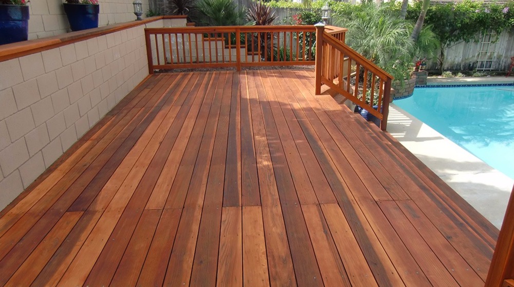 redwood deck