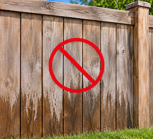 Weathered and cracked deck wood showing damage that proper sealing helps prevent